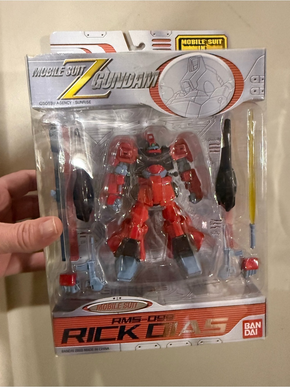 Mobile Suit Z Gundam RMS-099 Rick Dias Action Figure - Red/Black